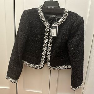 Kate Spade Embellished Tweed Jacket (New)
